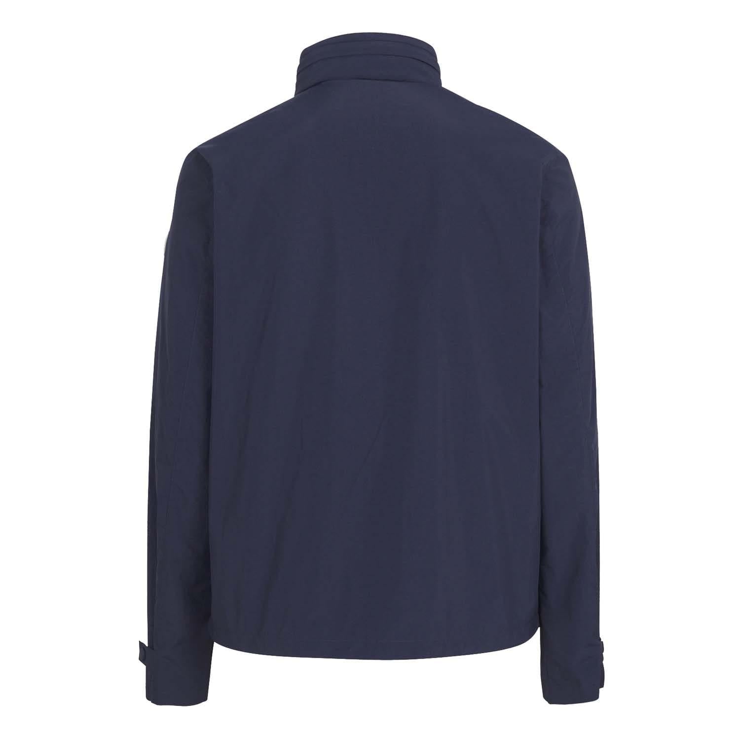 Navy - Side - Jott Unisex Adult Origami Lightweight Waterproof Jacket