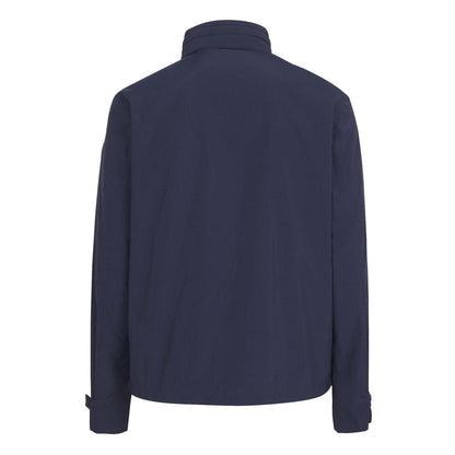Navy - Side - Jott Unisex Adult Origami Lightweight Waterproof Jacket