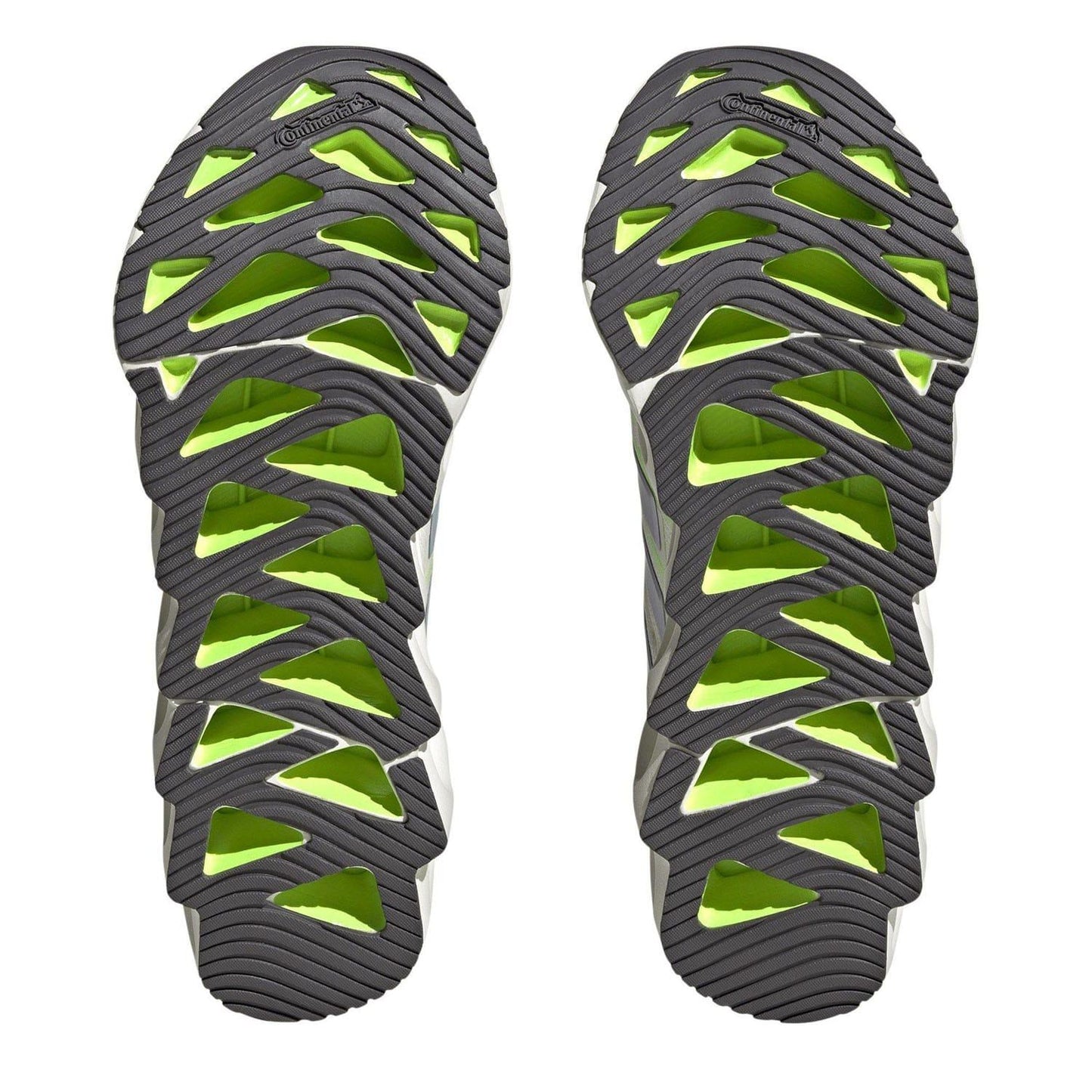 White-Green - Pack Shot - Adidas Mens Switch FWD Running Trainers