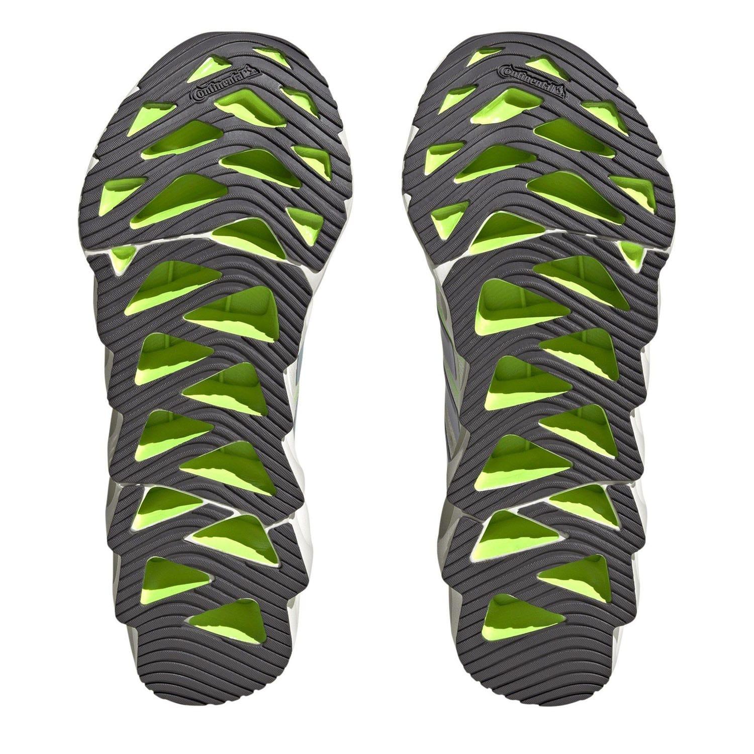 White-Green - Pack Shot - Adidas Mens Switch FWD Running Trainers