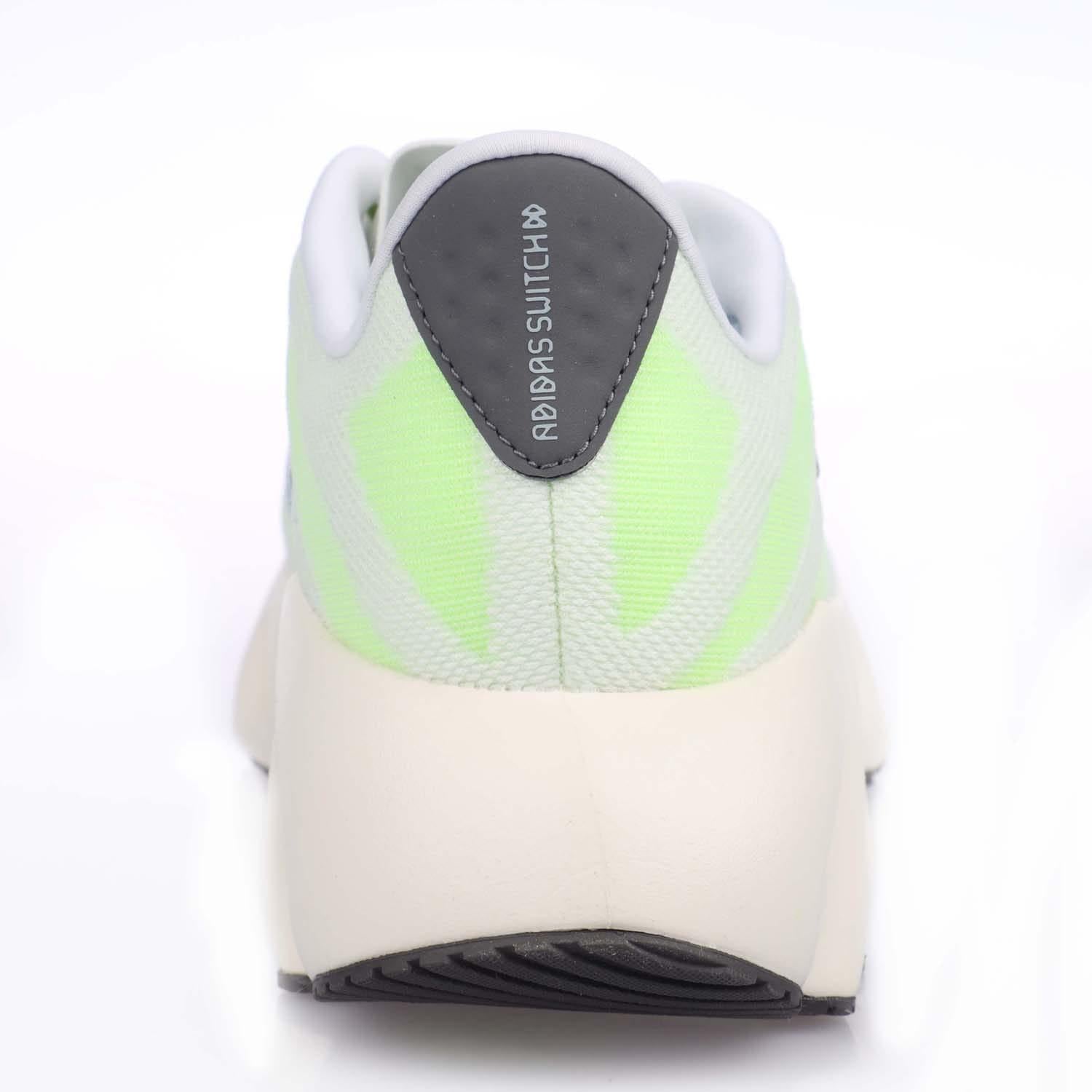 White-Green - Close up - Adidas Mens Switch FWD Running Trainers