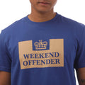 Royal Blue - Side - Weekend Offender Mens McMoney T-Shirt