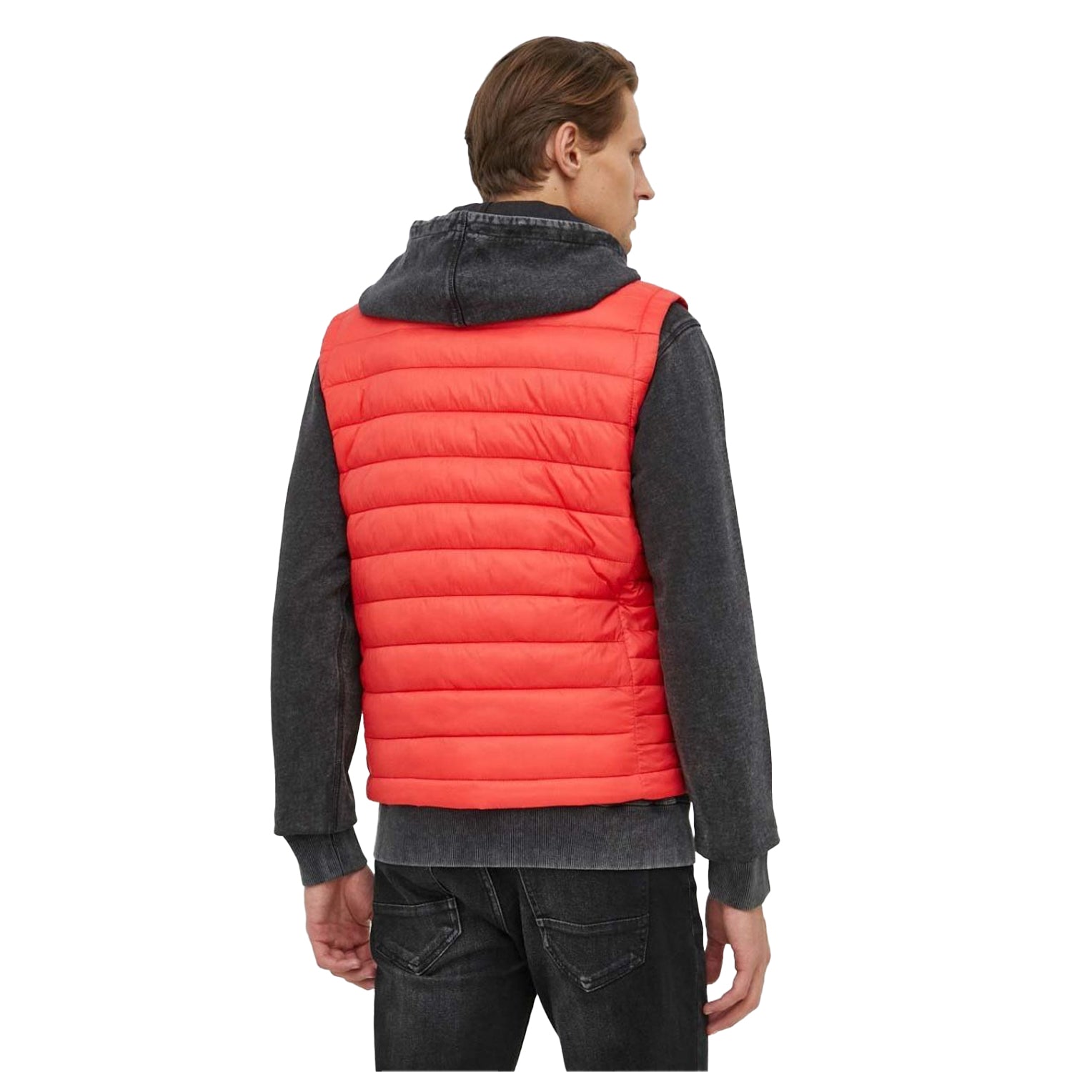 Red - Back - Boss Mens Calano Gilet