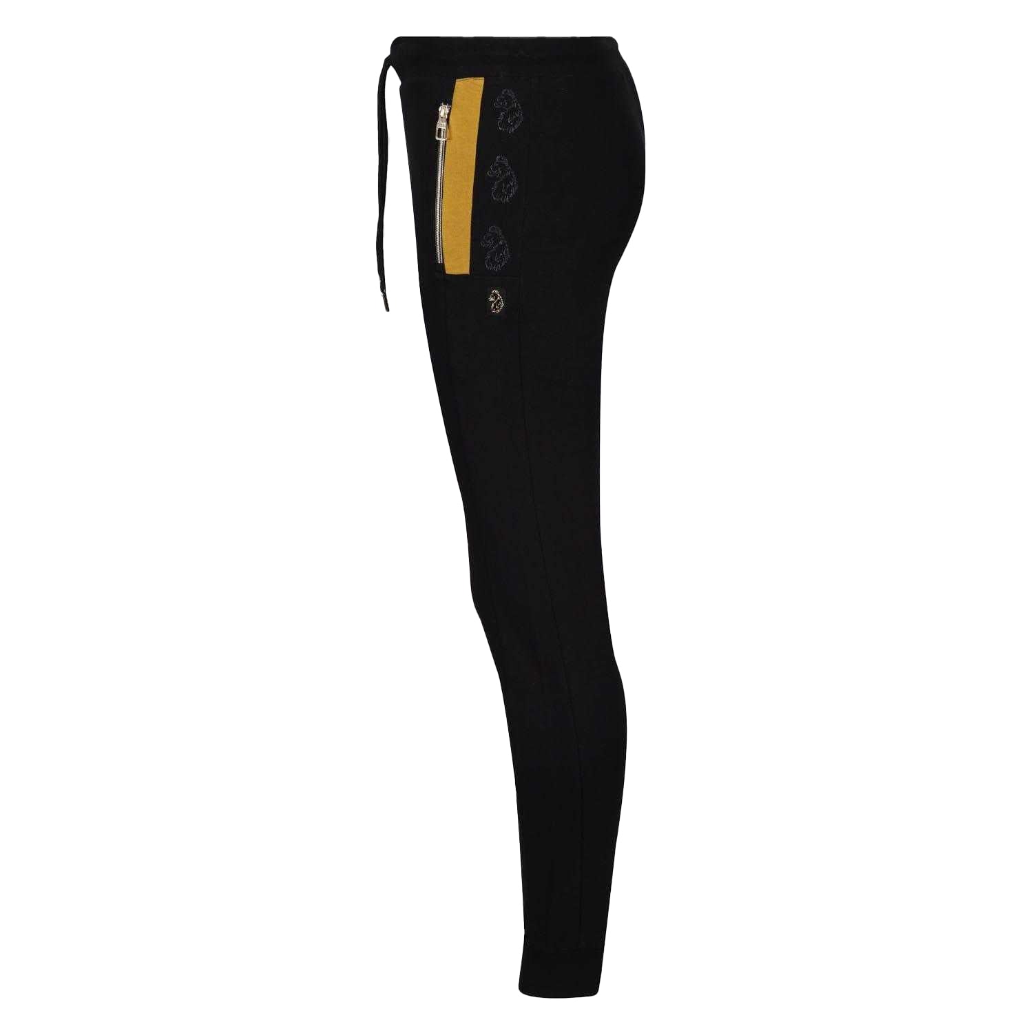 Black - Side - Luke 1977 Mens Keogh Logo Jogging Bottoms