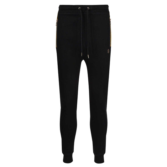 Black - Front - Luke 1977 Mens Keogh Logo Jogging Bottoms
