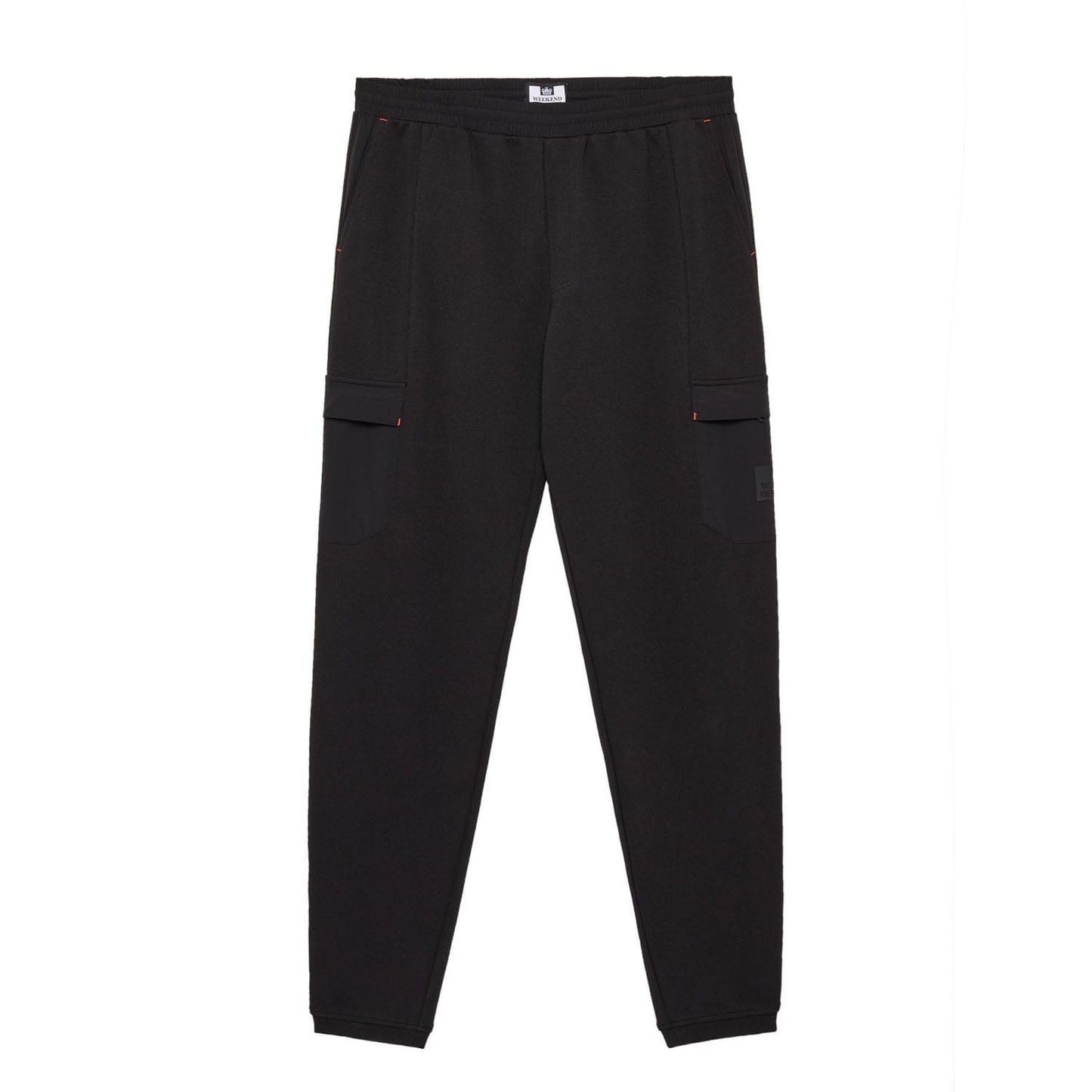 Black - Side - Weekend Offender Mens Estefano Jogging Bottoms
