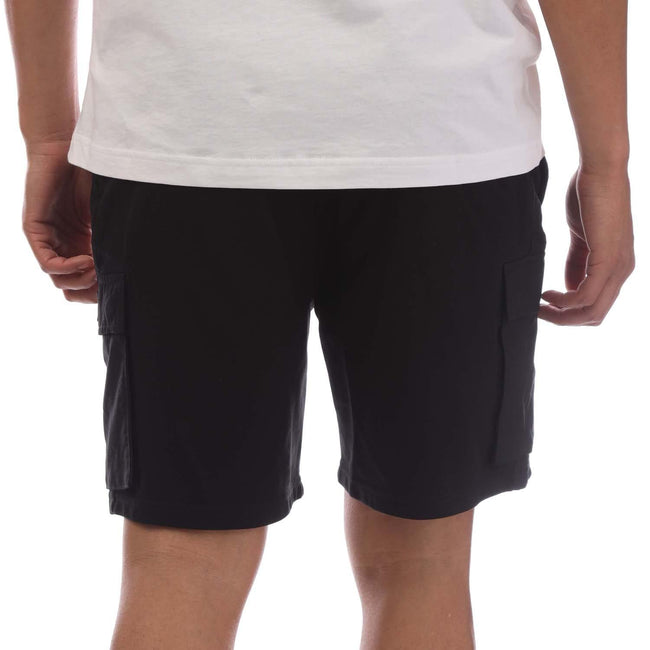 Black - Back - Weekend Offender Mens Flamengo Pocket Shorts