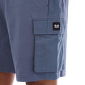 Blue - Side - Weekend Offender Mens Flamengo Pocket Shorts