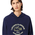 Navy - Lifestyle - Lacoste Mens Fleece Lounge Hoodie