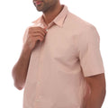 Pink - Side - Boss Mens Ebor Relaxed Fit Shirt