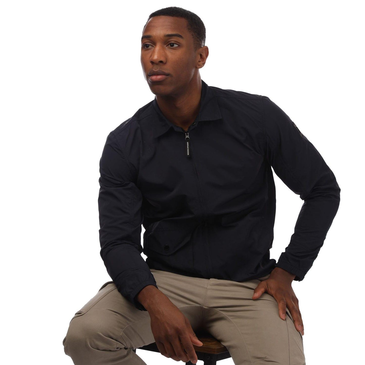 Navy - Lifestyle - Weekend Offender Mens Granville Overshirt