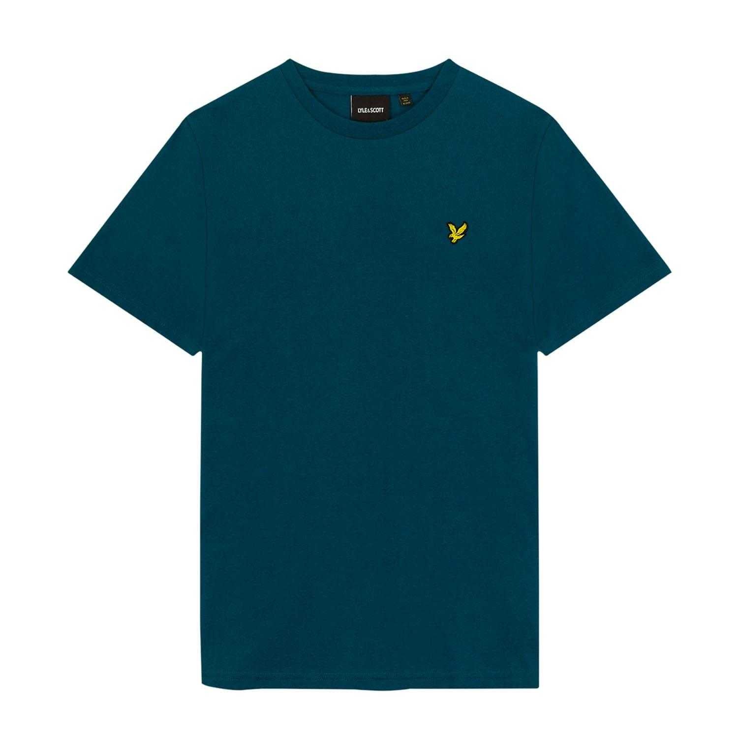 Navy - Front - Lyle & Scott Mens Washed T-Shirt