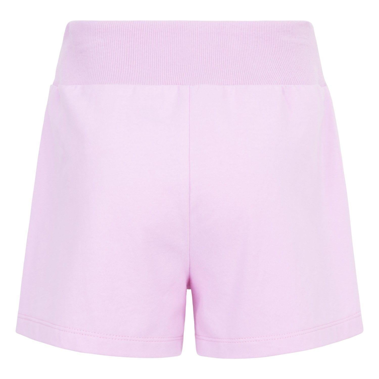 Pink - Back - Nike Childrens-Kids Jersey Shorts