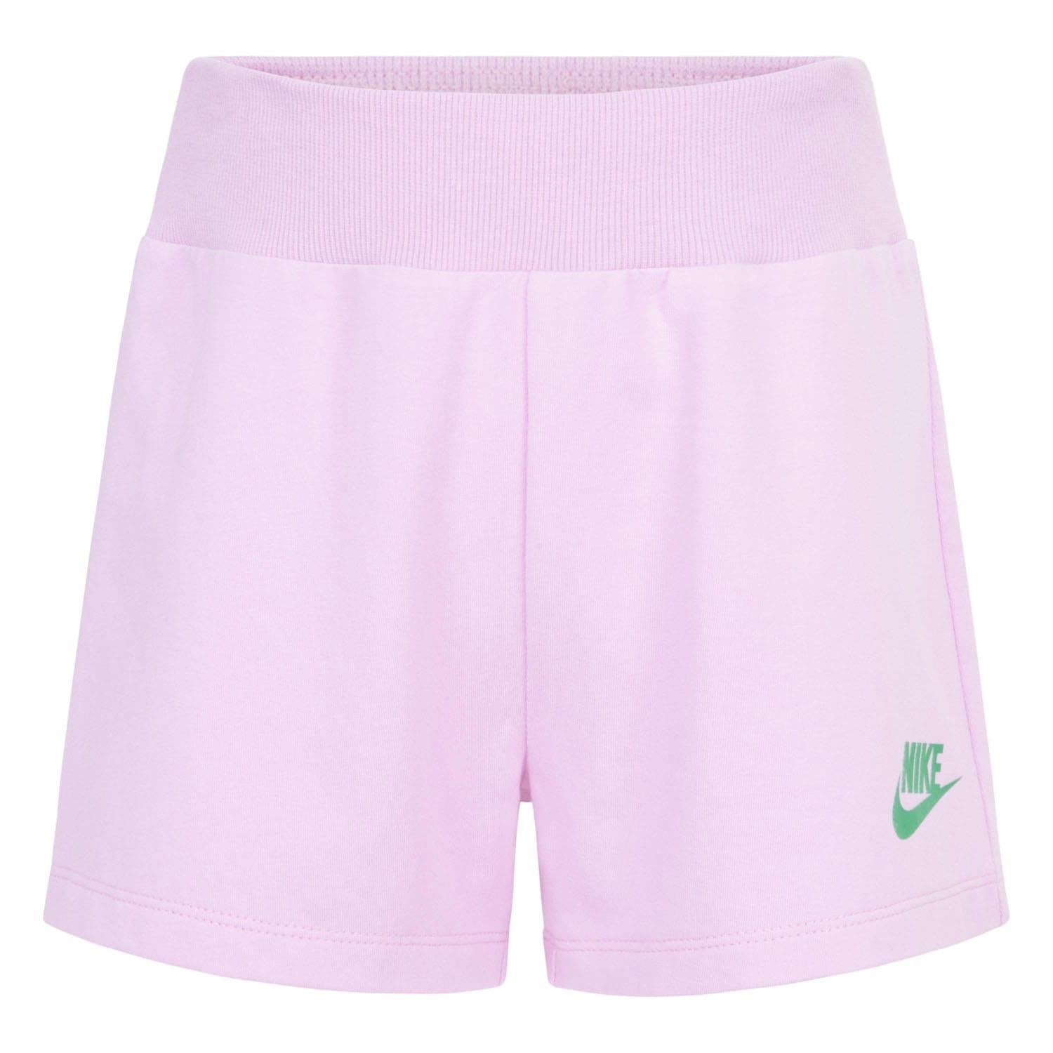 Pink - Front - Nike Childrens-Kids Jersey Shorts