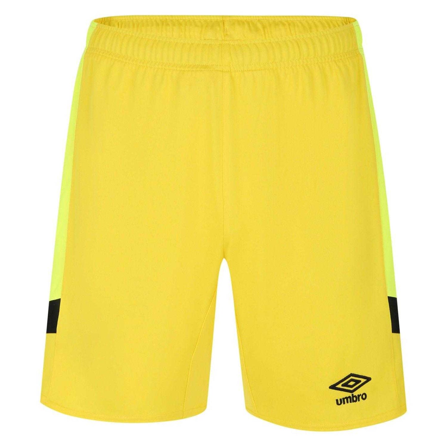 Yellow-Black - Front - Umbro Mens Goalkeeper Shorts