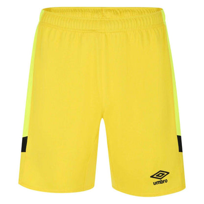 Yellow-Black - Front - Umbro Mens Goalkeeper Shorts