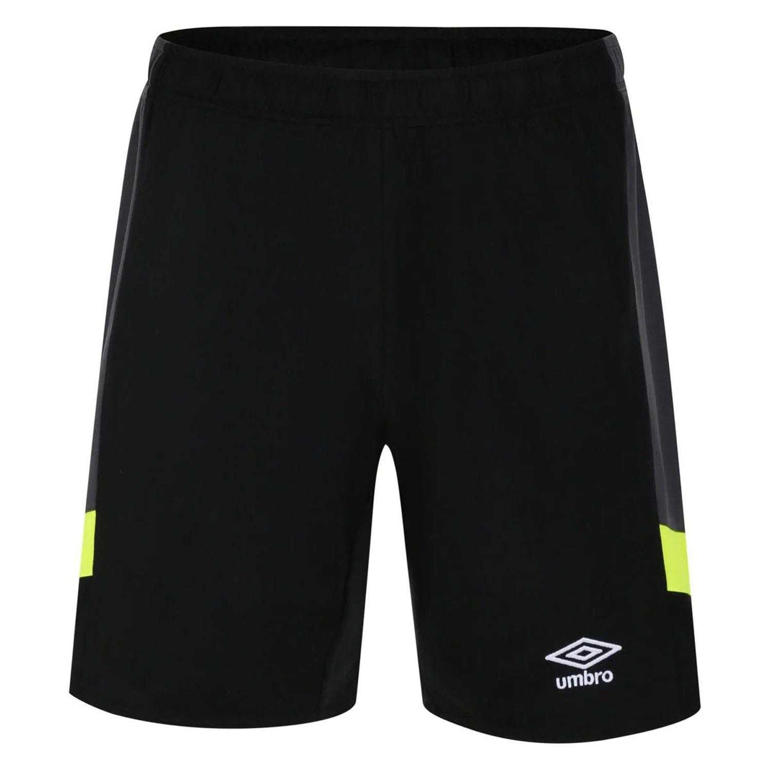 Black-Yellow - Front - Umbro Mens Goalkeeper Shorts