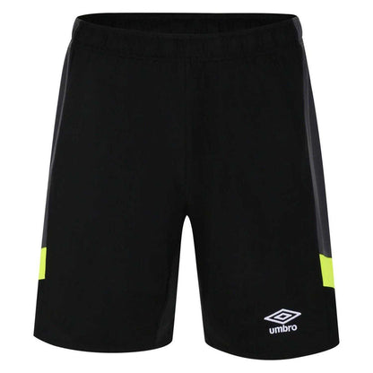 Black-Yellow - Front - Umbro Mens Goalkeeper Shorts