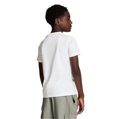White - Back - Lyle & Scott Childrens-Kids Graphic Logo T-Shirt