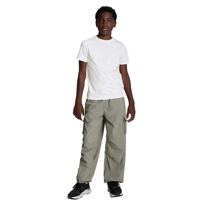 White - Close up - Lyle & Scott Childrens-Kids Graphic Logo T-Shirt