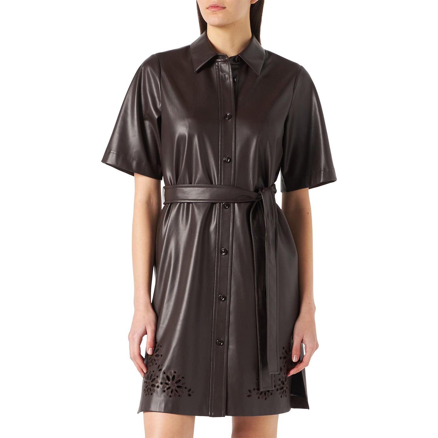Brown - Side - Boss Womens-Ladies C_Dalelu Dress