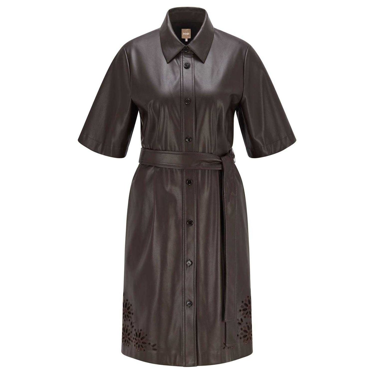 Brown - Front - Boss Womens-Ladies C_Dalelu Dress