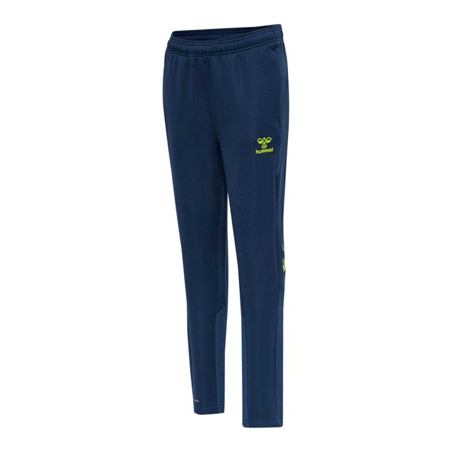 Blue - Side - Hummel Mens Lead Football Jogging Bottoms