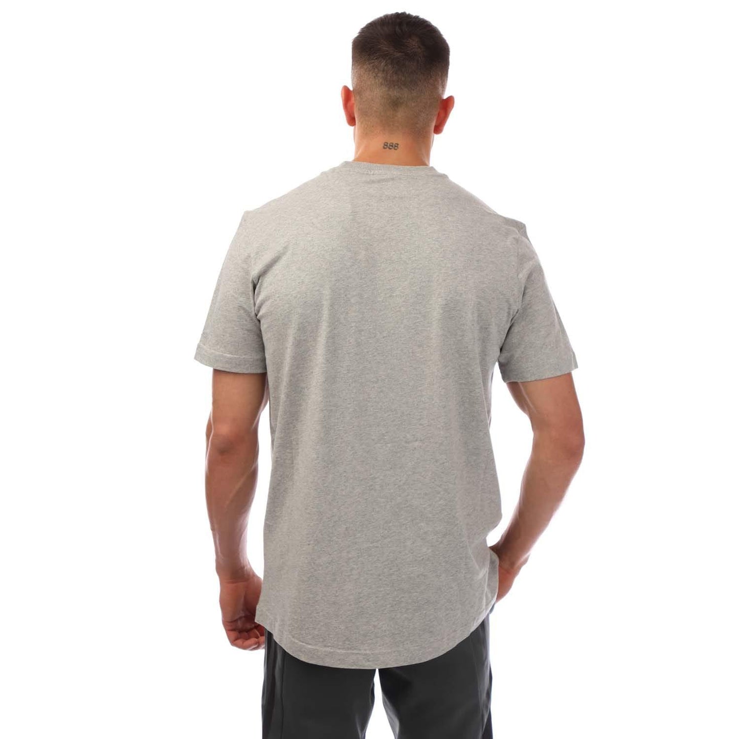 Grey Heather - Back - Adidas Mens All SZN T-Shirt