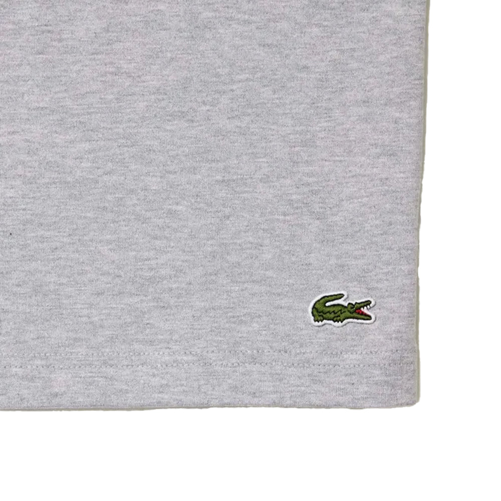 Grey - Side - Lacoste Mens Signature Relaxed Fit T-Shirt