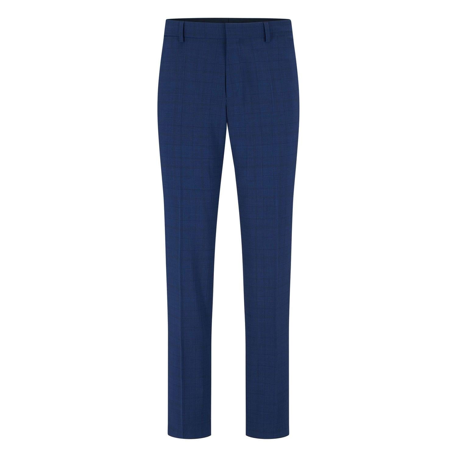Navy - Front - Hugo Boss Mens H-Genius Trousers