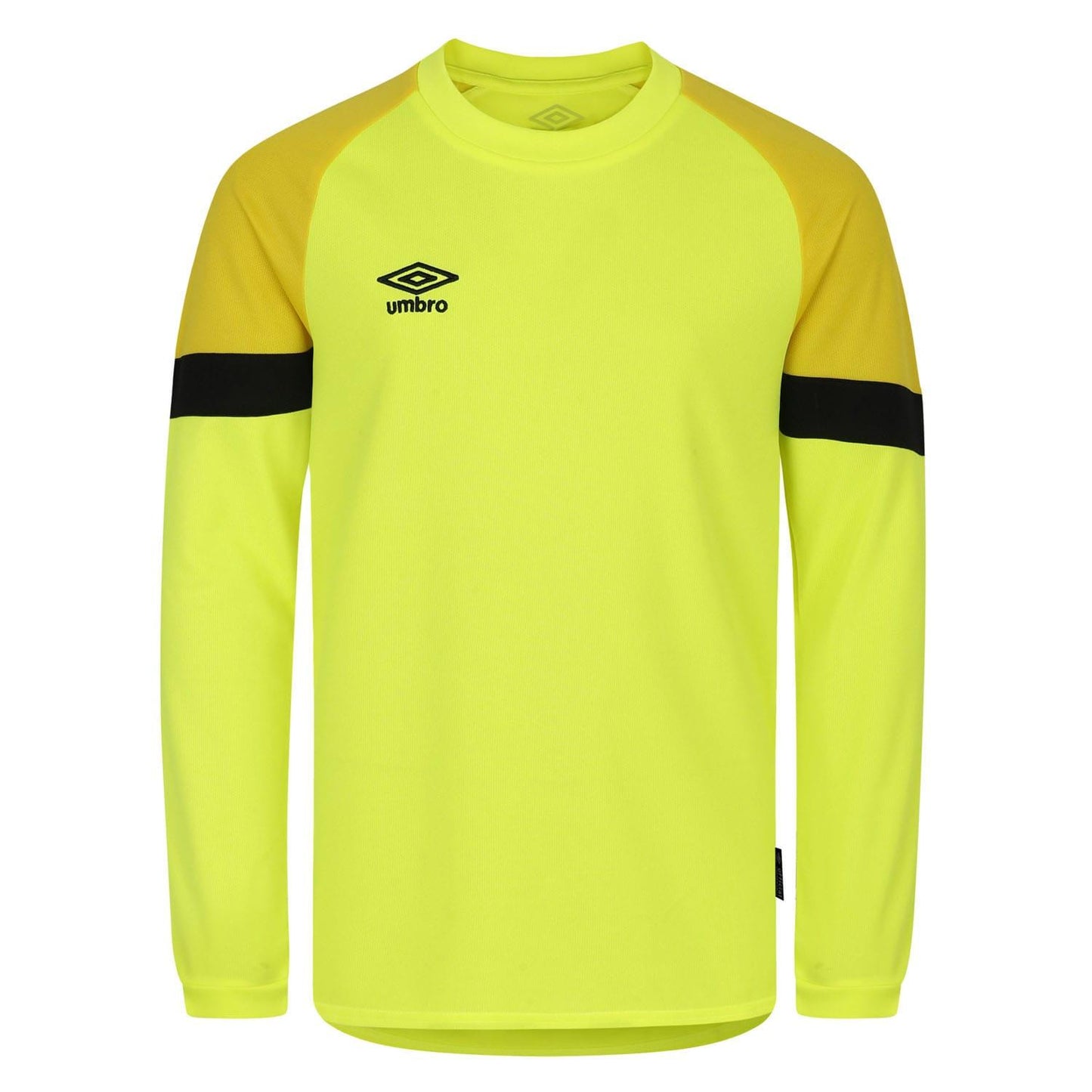 Yellow-Black - Front - Umbro Mens Long-Sleeved Goalkeeper Jersey