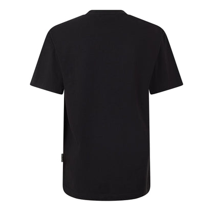 Black - Back - Palm Angels Mens Graphic Print Regular T-Shirt