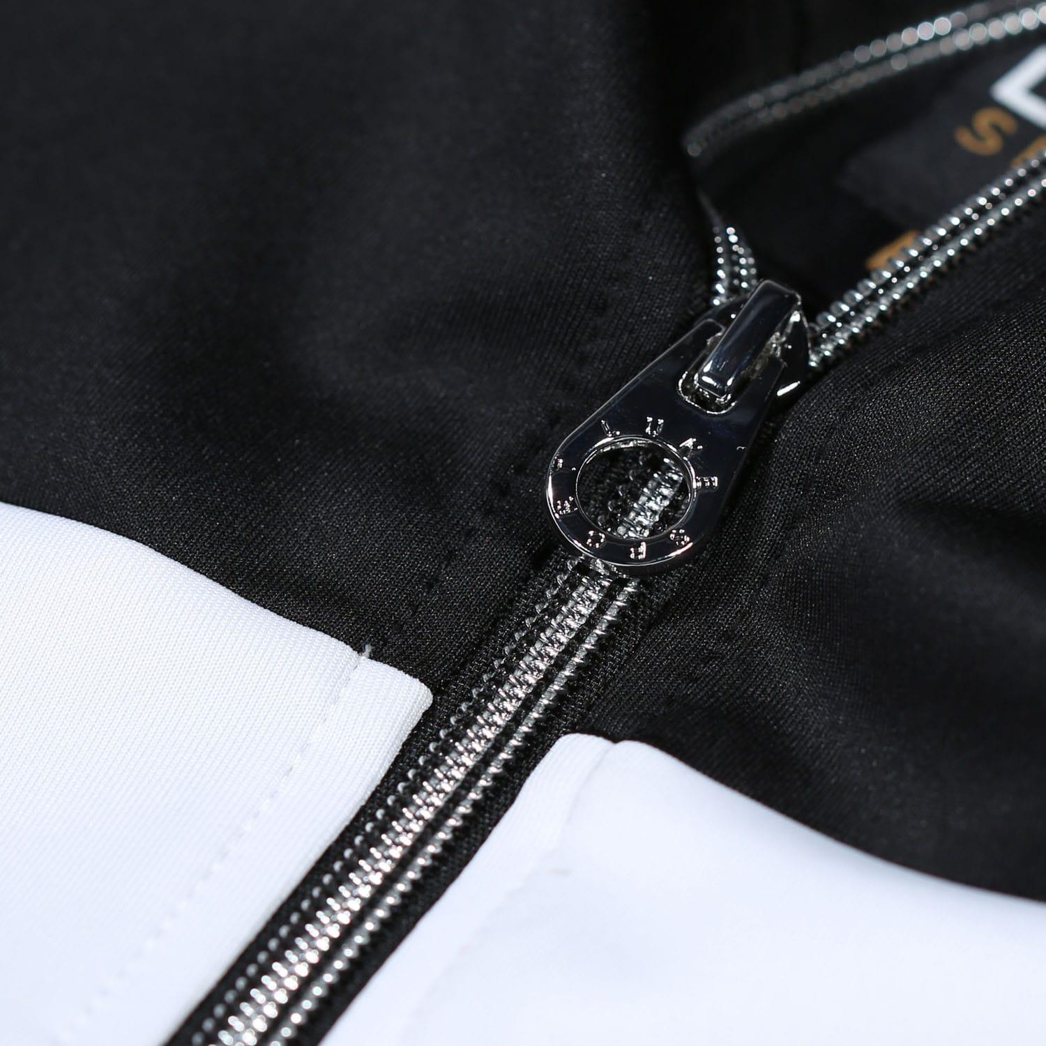 Grey - Side - Luke 1977 Mens Zurich Funnel Neck Sweatshirt