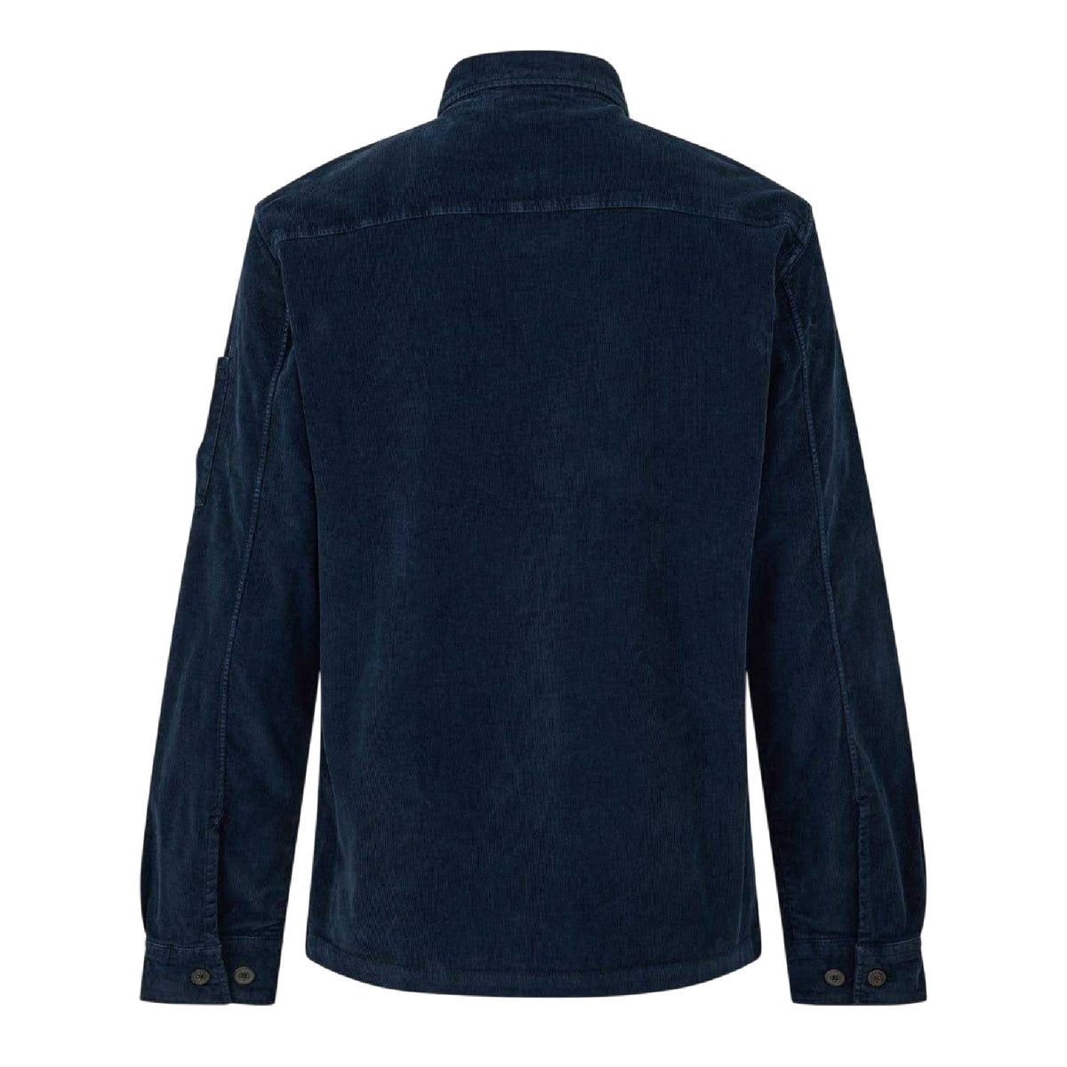 Blue - Back - CP Company Mens Corduroy Shirt