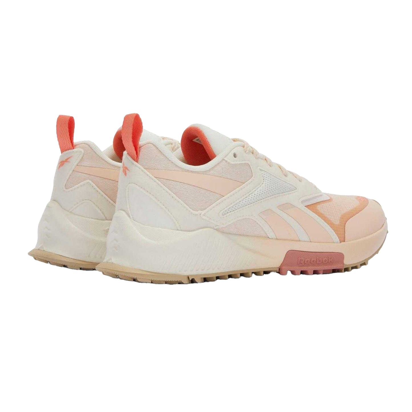 White-Pink - Back - Reebok Mens Lavante Trail 2 Trainers