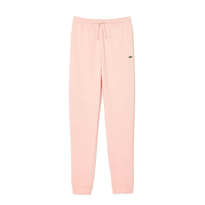 Pink - Front - Lacoste Womens-Ladies Fleece Jogging Bottoms