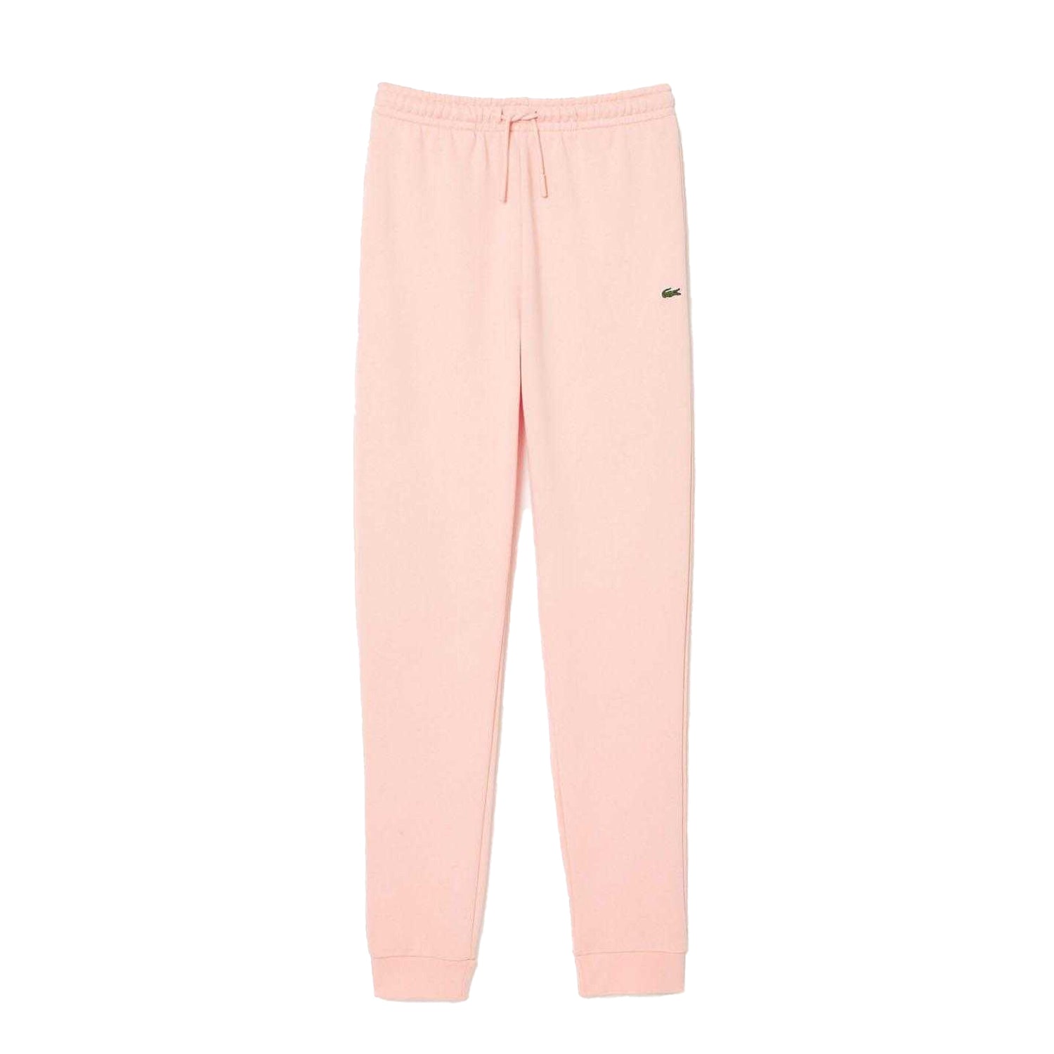 Pink - Front - Lacoste Womens-Ladies Fleece Jogging Bottoms