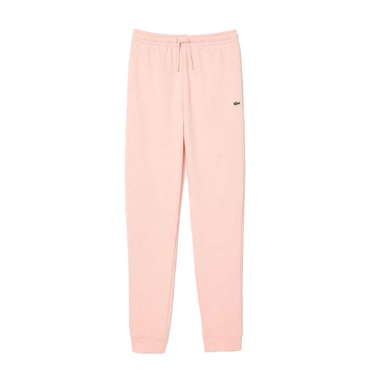 Pink - Front - Lacoste Womens-Ladies Fleece Jogging Bottoms
