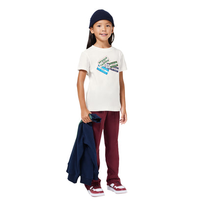 Cream - Pack Shot - Lacoste Childrens-Kids Badge Cotton T-Shirt