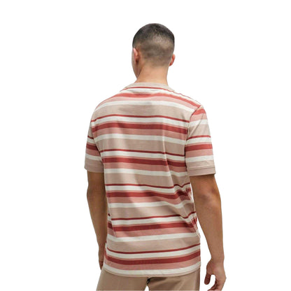 Multicoloured - Back - Hugo Mens Diragolino Striped T-Shirt
