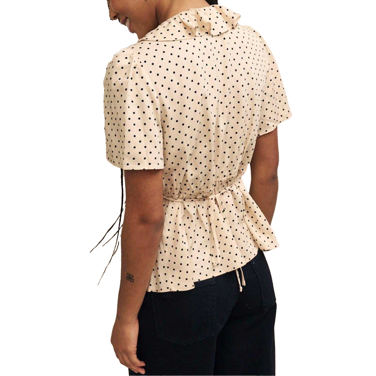 Cream - Back - Nobody´s Child Womens-Ladies Joely Blouse