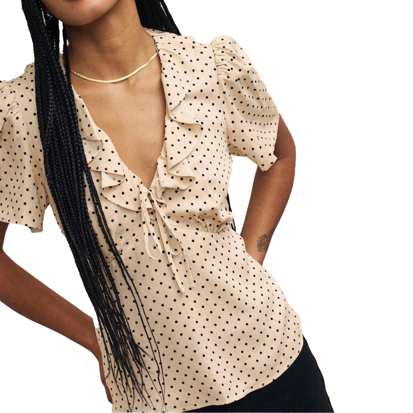 Cream - Lifestyle - Nobody´s Child Womens-Ladies Joely Blouse