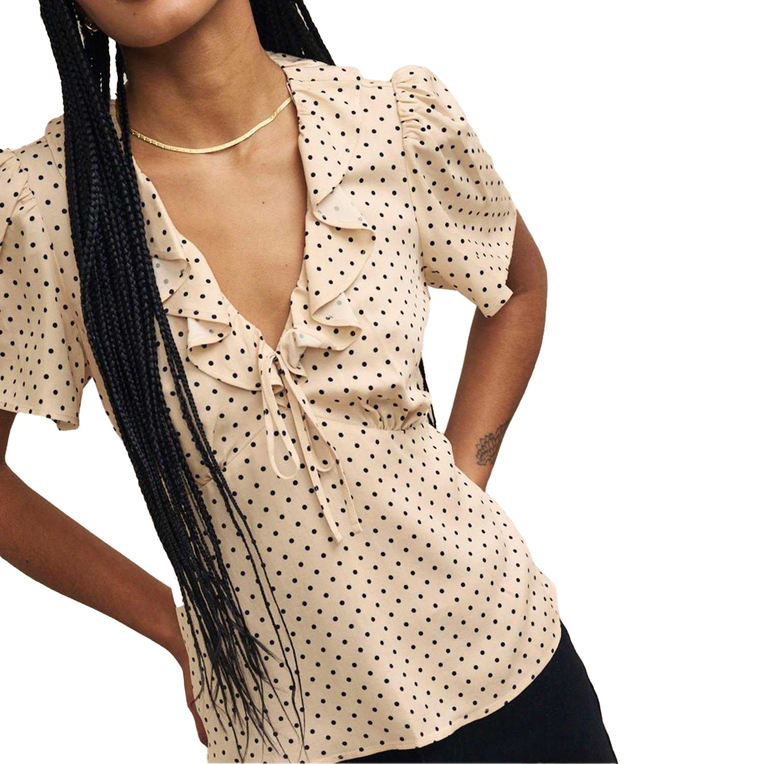 Cream - Lifestyle - Nobody´s Child Womens-Ladies Joely Blouse
