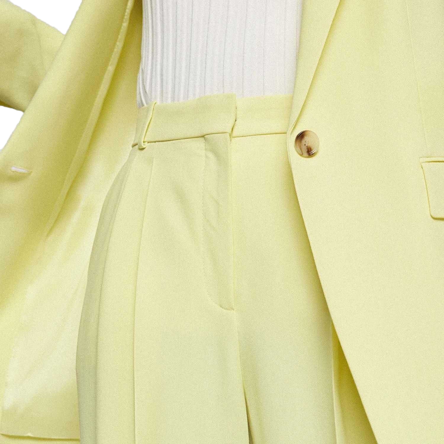 Yellow - Side - Boss Womens-Ladies Tillia Trousers