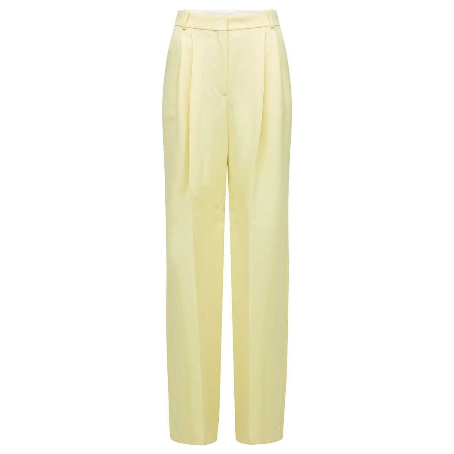 Yellow - Front - Boss Womens-Ladies Tillia Trousers