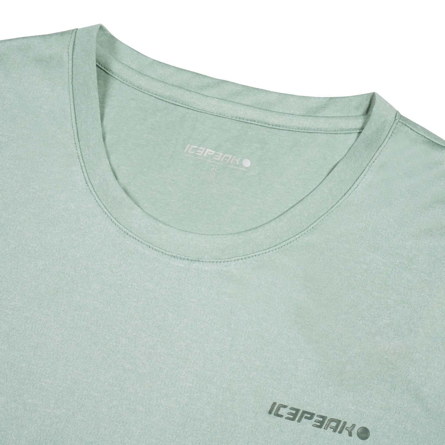 Green - Side - Icepeak Mens Bogen Performance T-Shirt
