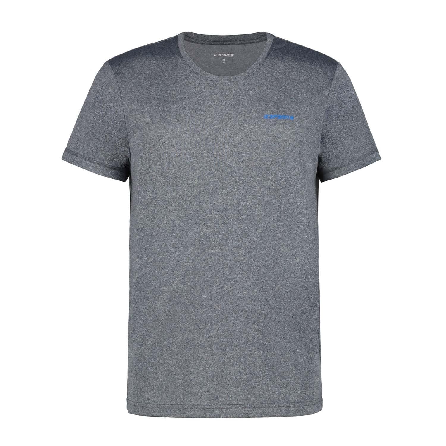 Dark Grey - Front - Icepeak Mens Bogen Performance T-Shirt