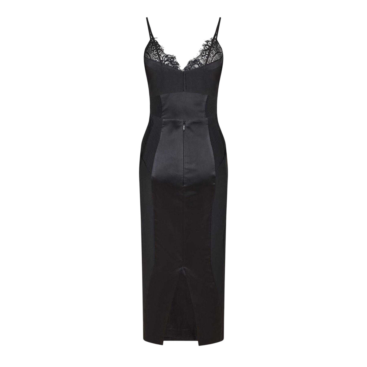 Black - Back - Bardot Womens Ladies Katana Bodycon Dress