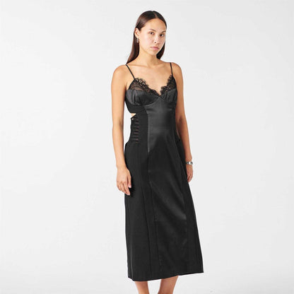 Black - Lifestyle - Bardot Womens Ladies Katana Bodycon Dress