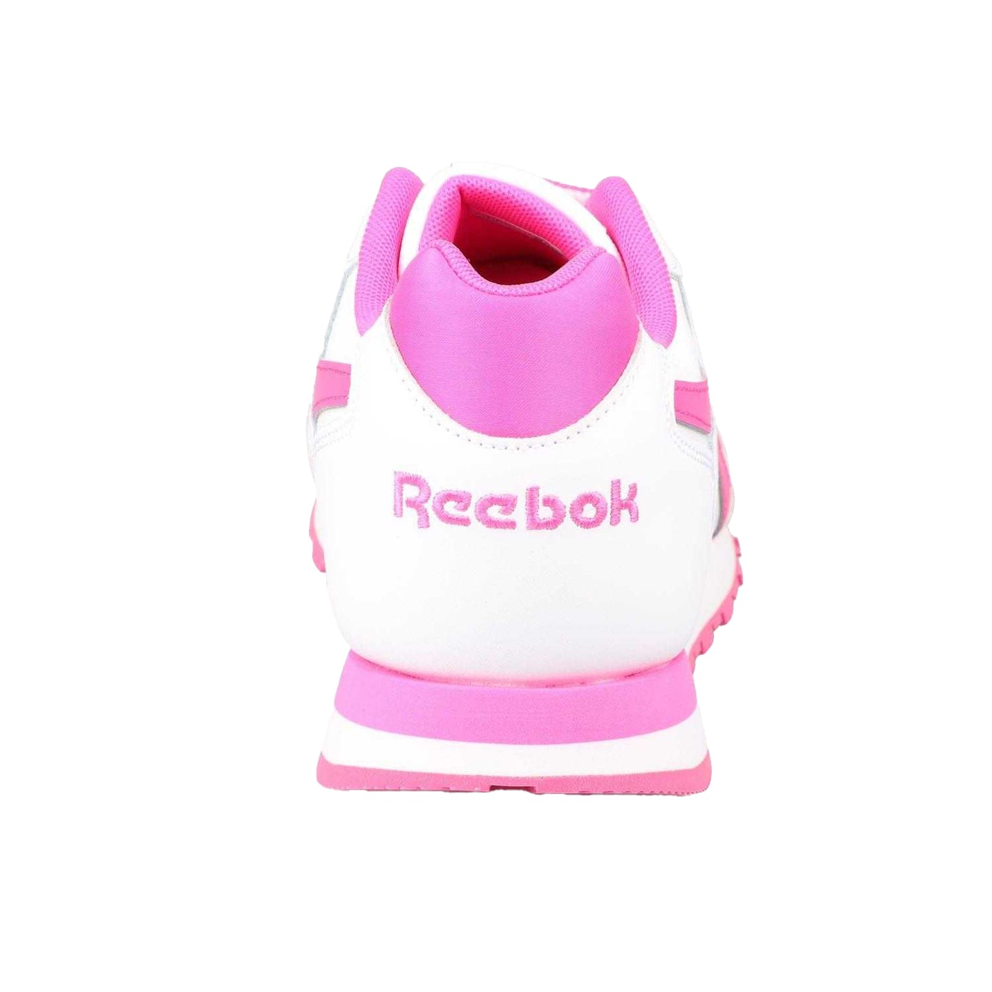 White-Pink - Back - Reebok Childrens-Kids Royal Glide Trainers